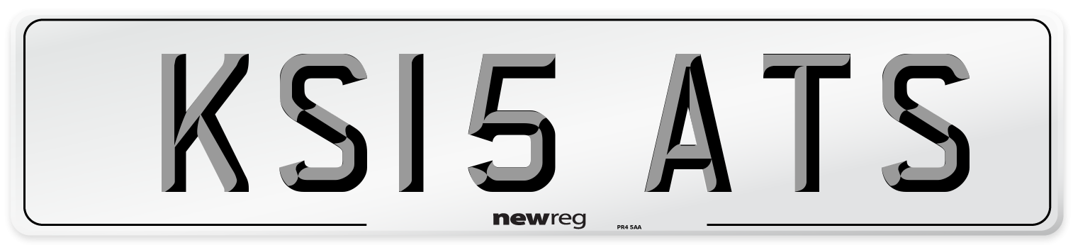 KS15 ATS Number Plate from New Reg
